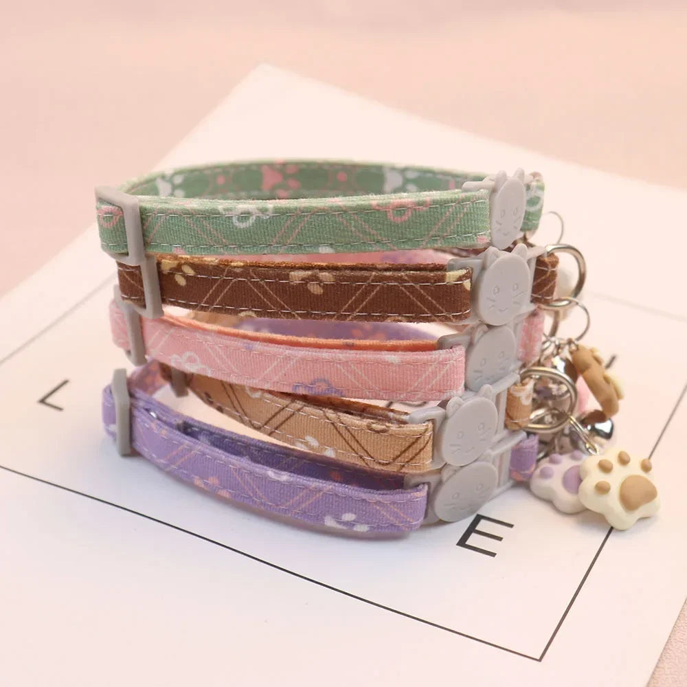Charming Breakaway Cat Collar with Bell - Adjustable & Safe
