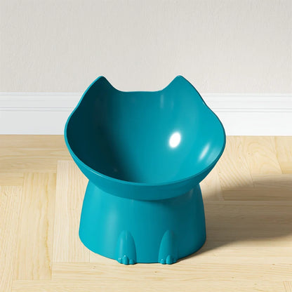 WhiskerWare Elevated Cat Bowl - Anti-Tip & Neck Protection