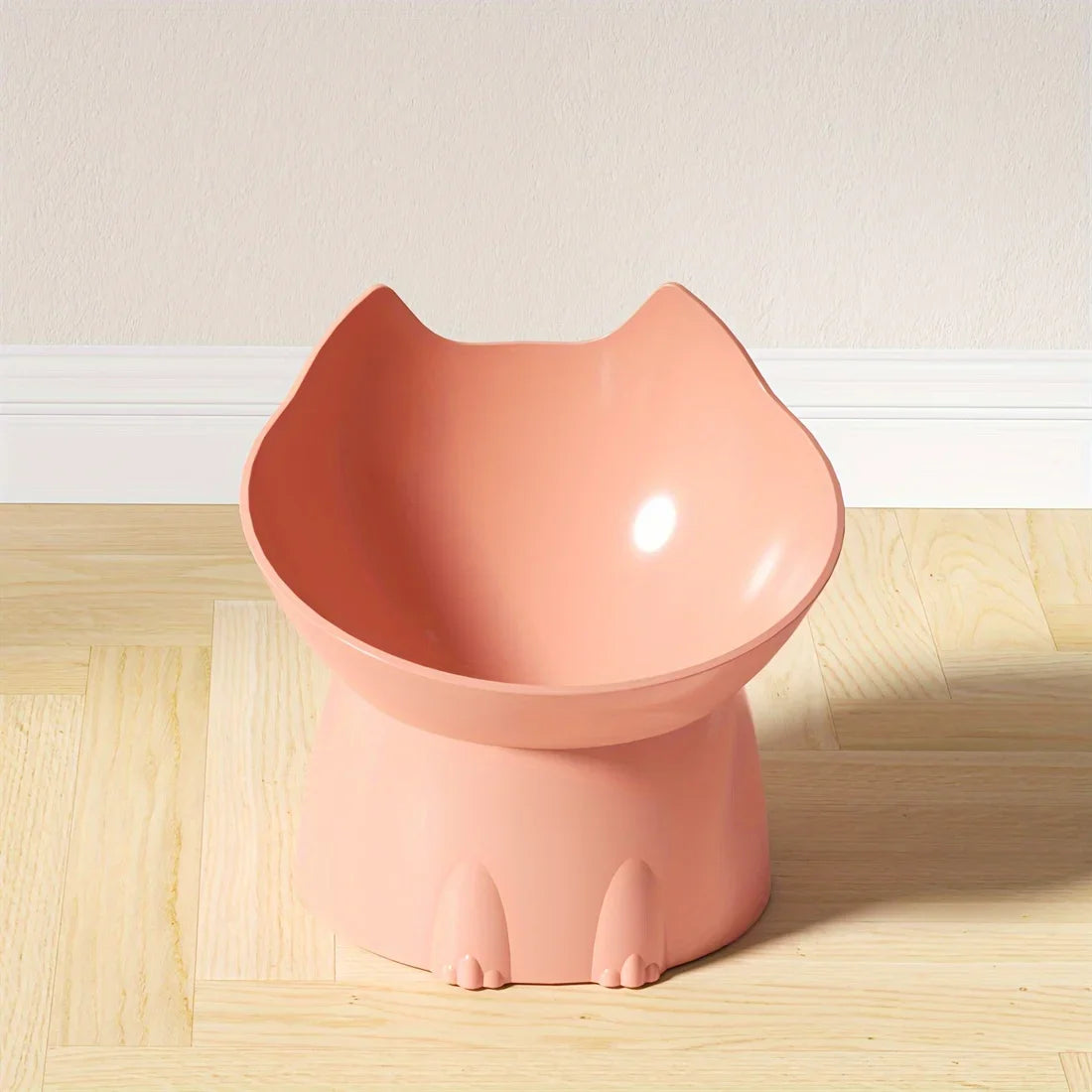 WhiskerWare Elevated Cat Bowl - Anti-Tip & Neck Protection