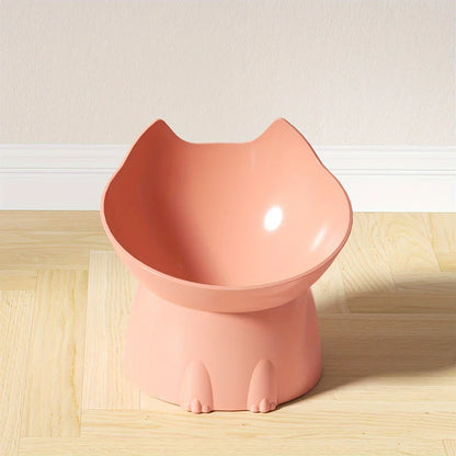 WhiskerWare Elevated Cat Bowl - Anti-Tip & Neck Protection