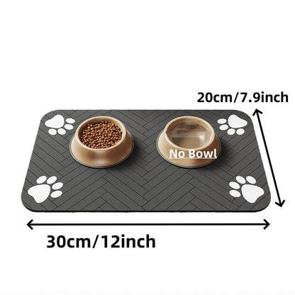 Non-Slip and Absorbent Feeding Mat