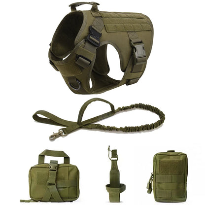 Ultimate Tactical Dog Harness & Leash Set for All Breeds