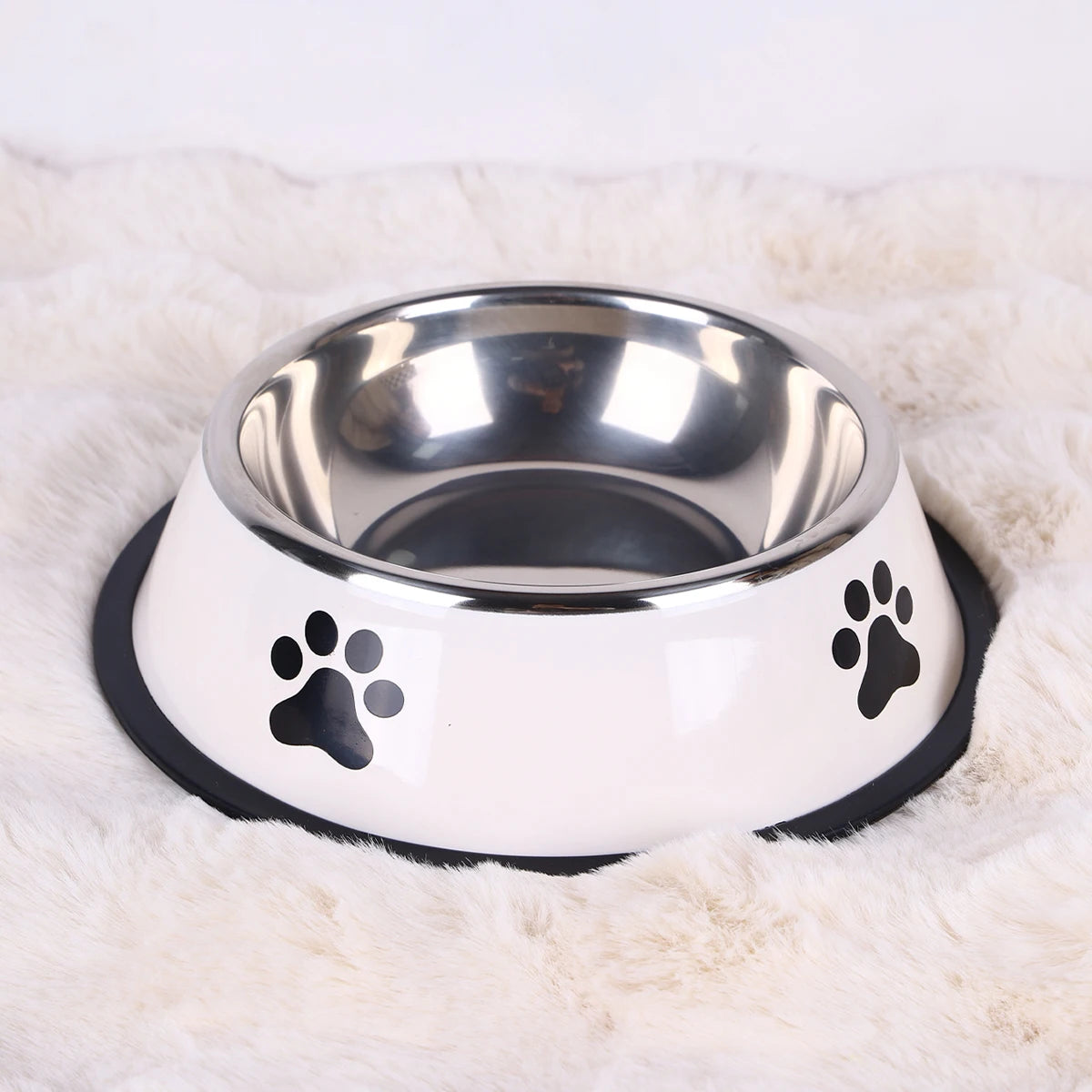Premium Stainless Steel Pet Feeding Bowl - Anti-Slip Design