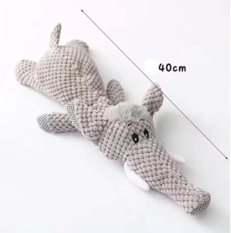 Durable Plush Squeak Toys for Large Dogs