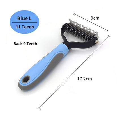 Ultimate Pet Deshedding & Grooming Brush for Dogs & Cats