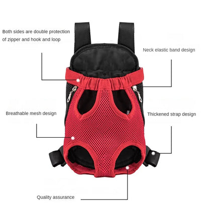 Breathable Pet Carrier Backpack for Small Dogs and Cats