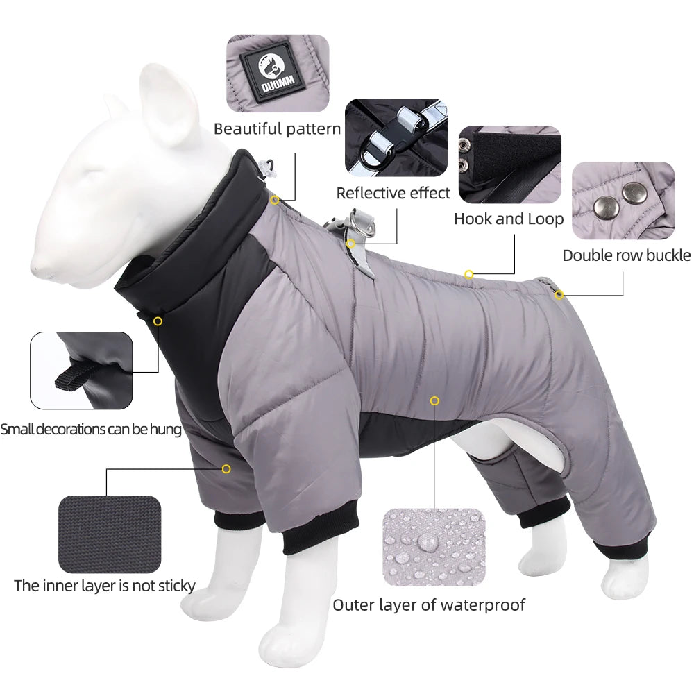 Ultimate Winter Waterproof Dog Jacket for Small to Medium Breeds