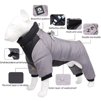 Ultimate Winter Waterproof Dog Jacket for Small to Medium Breeds