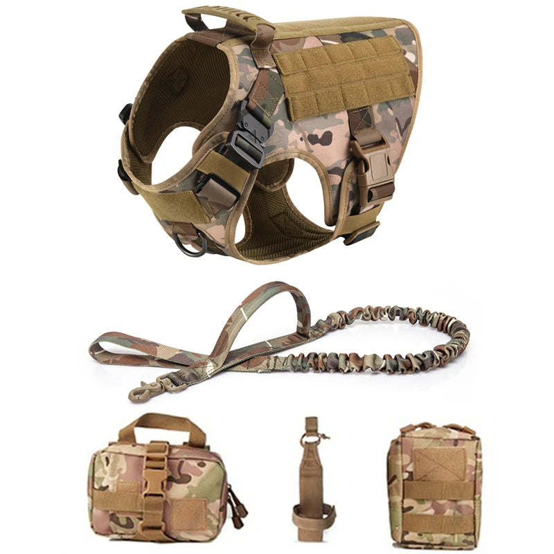 Ultimate Tactical Dog Harness & Leash Set for All Breeds