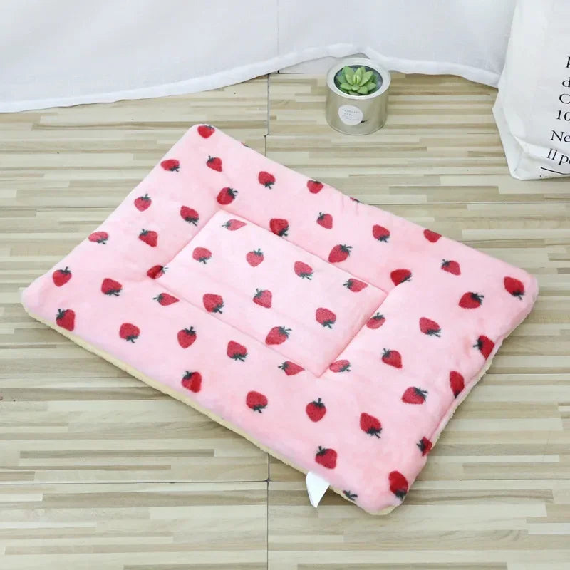 Cozy Double-Sided Pet Mat for Cats and Small Dogs