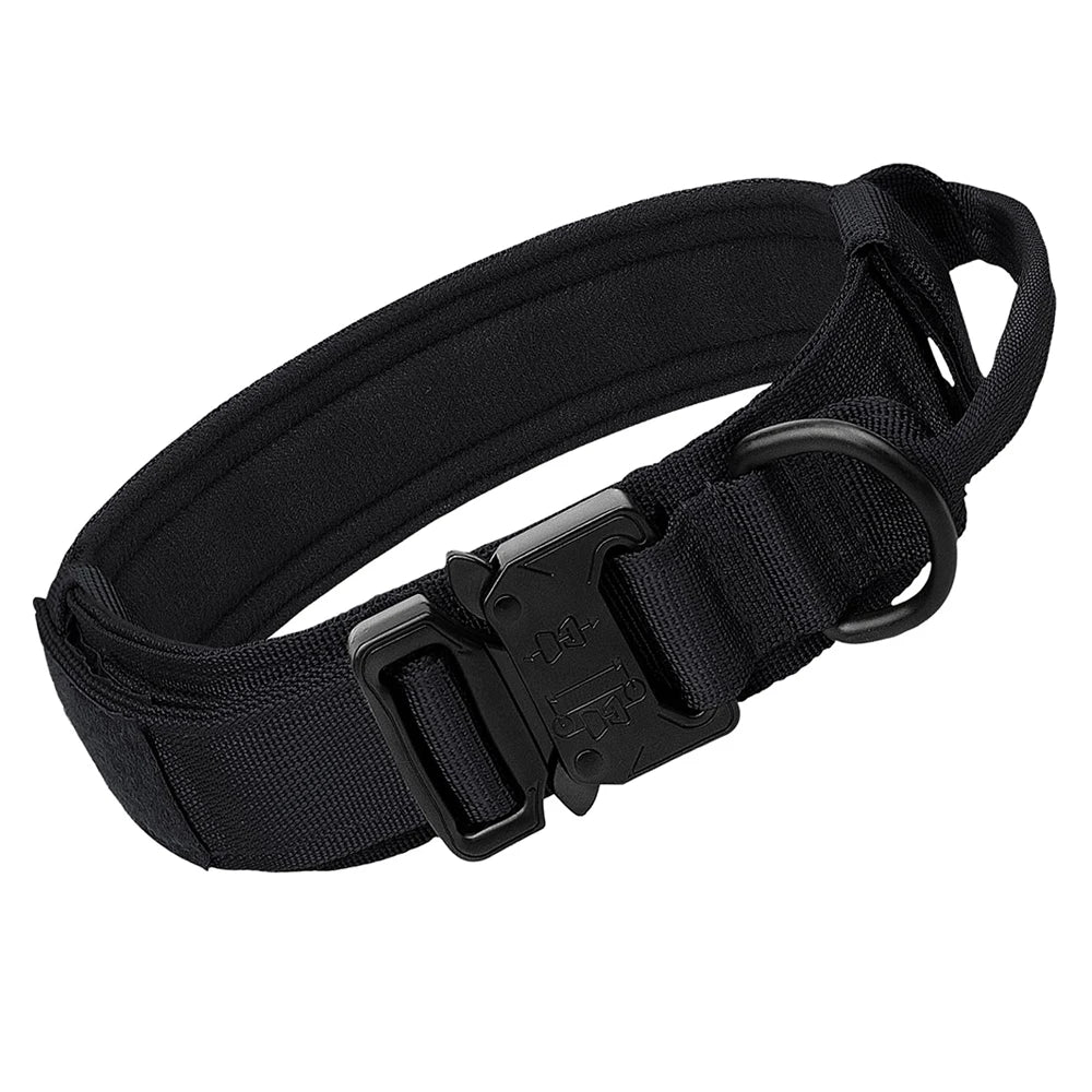 Durable Tactical Dog Collar with Control Handle