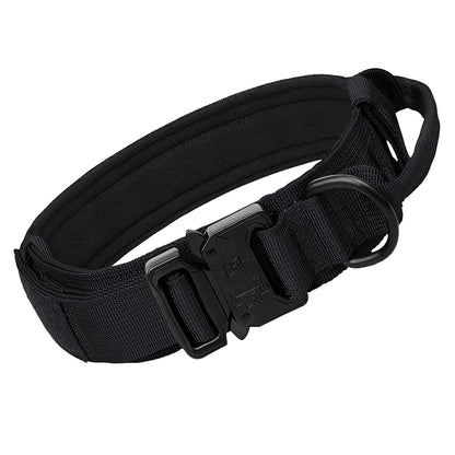 Durable Tactical Dog Collar with Control Handle