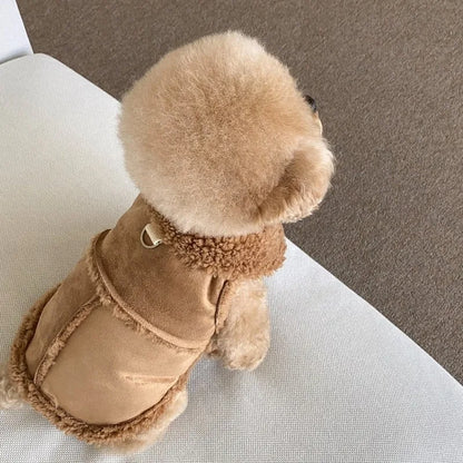 Cozy Fleece Dog Vest for Winter - Warm & Stylish