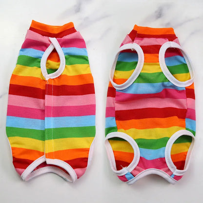 Breathable Anti-Licking Pet Surgery Suit for Cats & Small Dogs