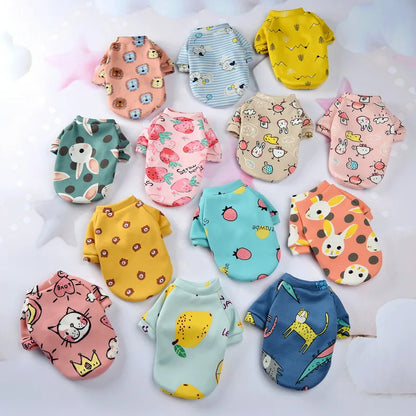 Warm Fleece Pet Hoodie for Small Dogs & Cats