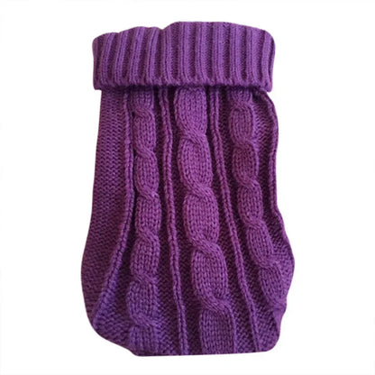 Cozy Knitted Dog Sweater for Small to Medium Breeds
