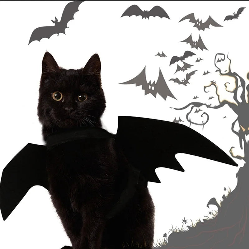 Bat Wings Cat Costume - Lightweight Anti-Escape Halloween Cosplay