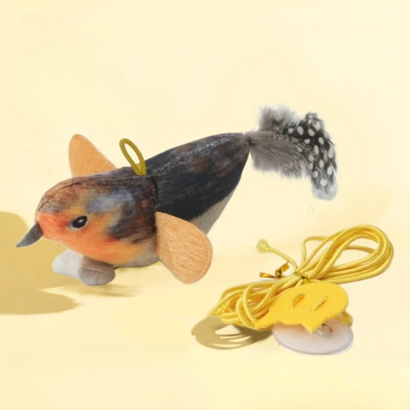 Interactive Cat Bird Toy with Realistic Sounds