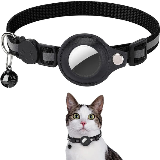 SmartTrack Cat Collar – Reflective, Anti-Choke Safety Collar with AirTag Holder