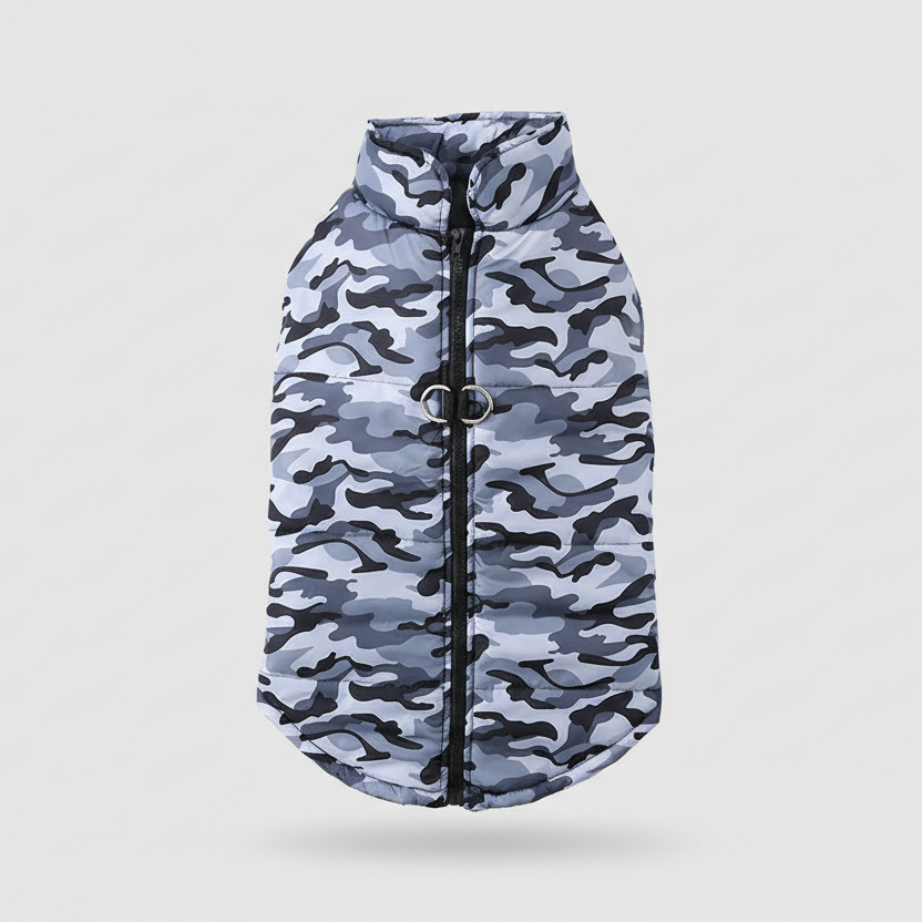 Waterproof Camouflage Winter Coat for Large Dogs