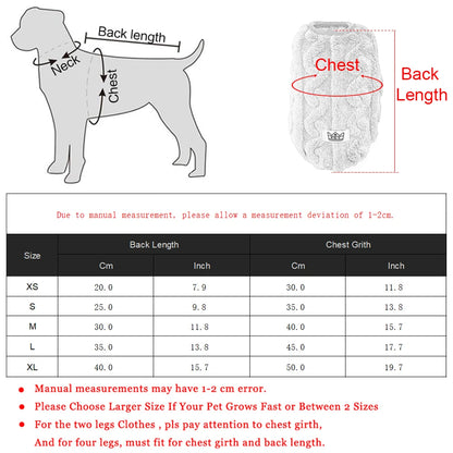 Warm Fleece Pet Sweater for Cats & Small Dogs
