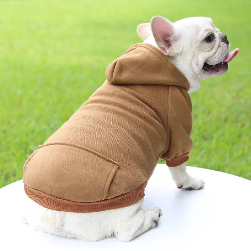 Cozy Winter Hoodie for Small to Medium Pets