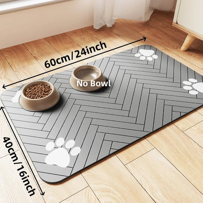 Non-Slip and Absorbent Feeding Mat