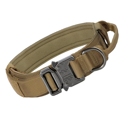 Durable Tactical Dog Collar with Control Handle