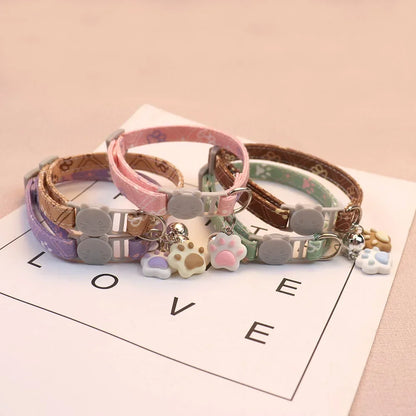 Charming Breakaway Cat Collar with Bell - Adjustable & Safe