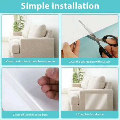 Transparent Anti-Scratch Furniture Protector for Cats