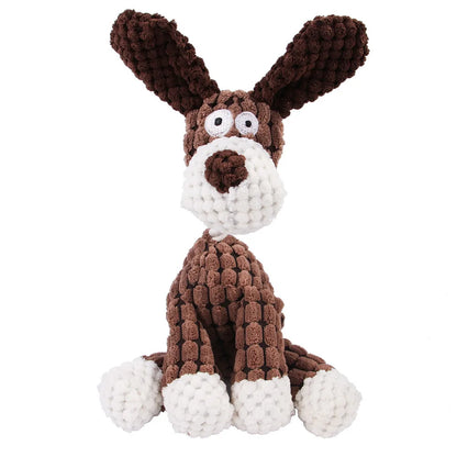 Interactive Plush Dog Toys for Large Breeds