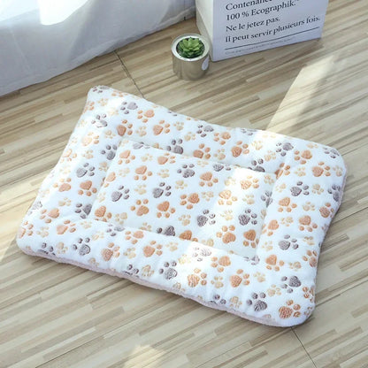 Cozy Double-Sided Pet Mat for Cats and Small Dogs