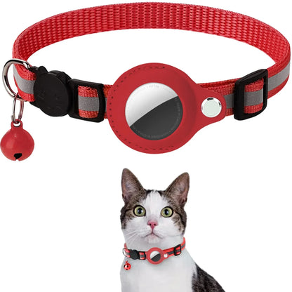 SmartTrack Cat Collar – Reflective, Anti-Choke Safety Collar with AirTag Holder
