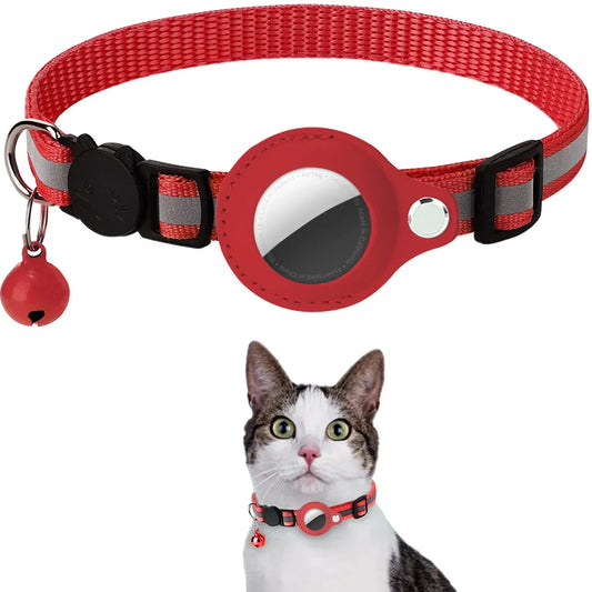 SmartTrack Cat Collar – Reflective, Anti-Choke Safety Collar with AirTag Holder