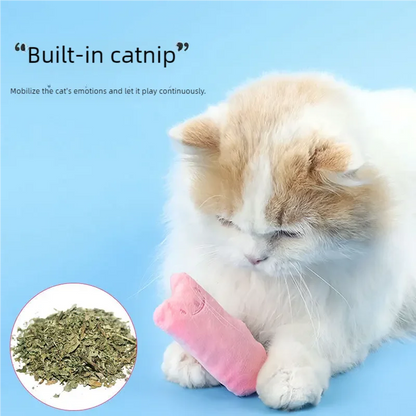 Interactive Catnip Plush Toy for Cats - Teeth Grinding & Fun