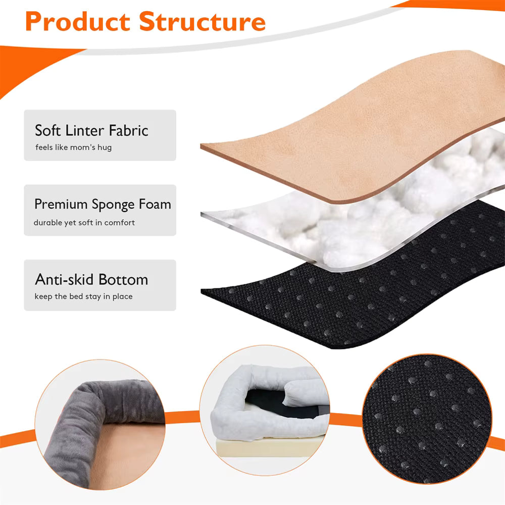 RoyalRest OrthoBed™ – The throne of comfort for large dogs