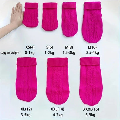 Cozy Knitted Dog Sweater for Small to Medium Breeds