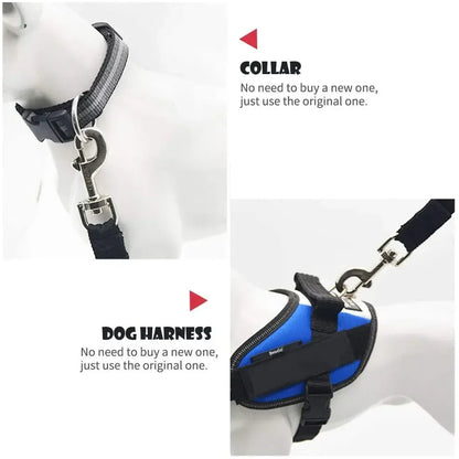 Adjustable Pet Safety Car Seat Belt for Dogs and Cats