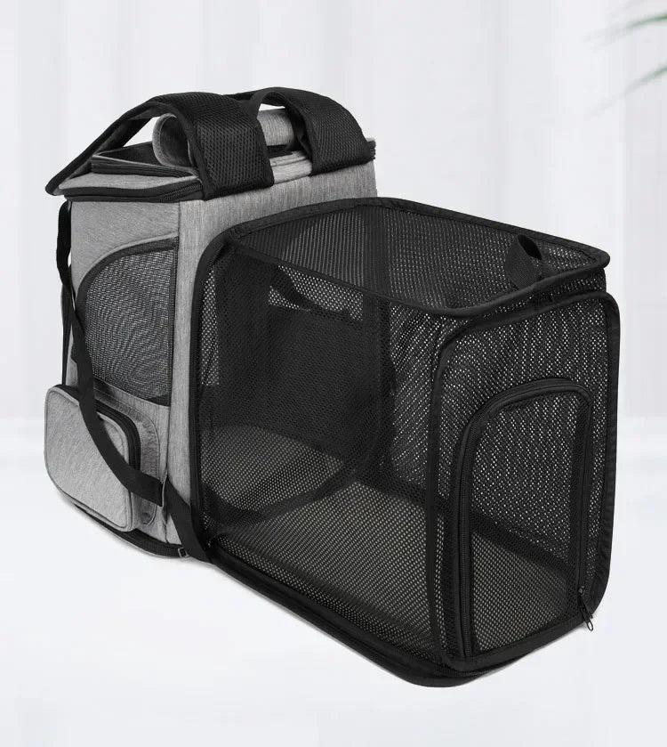 Ultimate Expandable Pet Carrier Backpack for Cats & Dogs