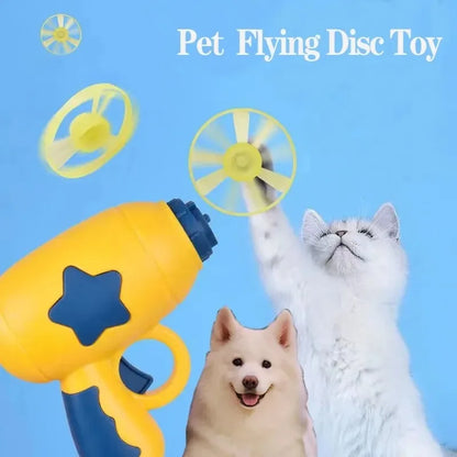 Interactive Cat Toy Flying Disc Shooter for Fun & Training