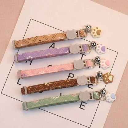 Charming Breakaway Cat Collar with Bell - Adjustable & Safe