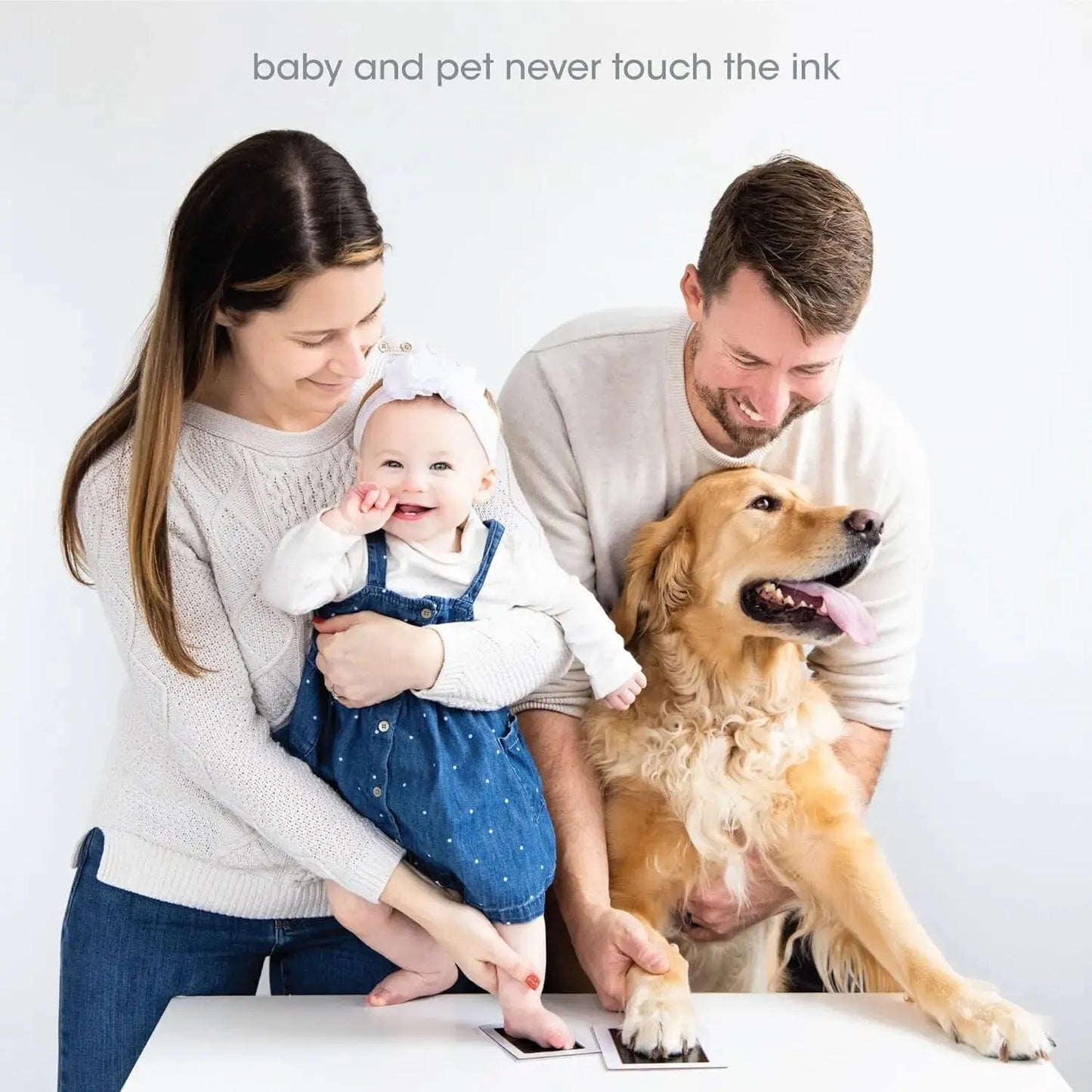 PawPrint Memories – 'Clean Touch' Ink Pad Kit for Pet Paw & Nose Prints