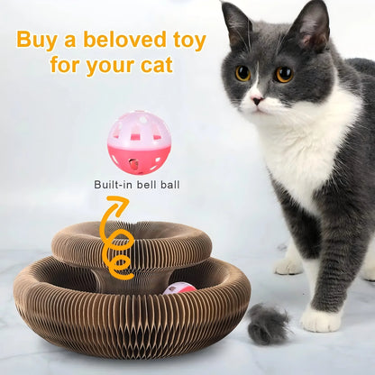 Ultimate Cat Scratching Toy with Ball and Climbing Frame