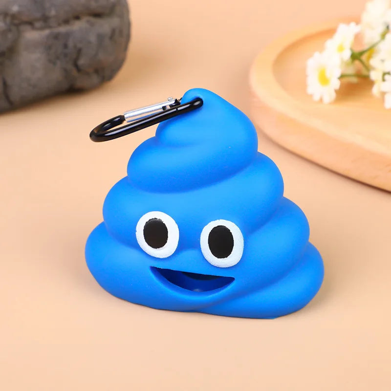 Charming Poop-Shaped Pet Waste Bag Holder