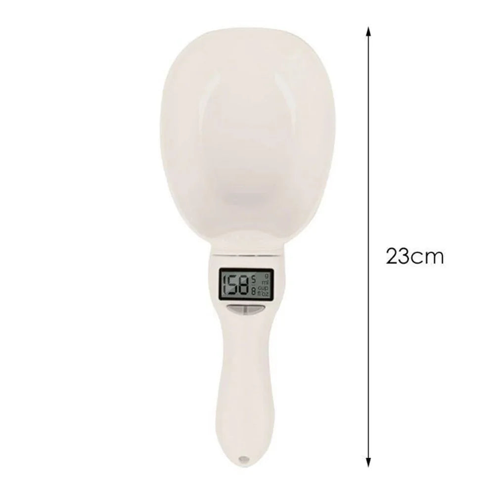 Precision Pet Food Measuring Spoon with LCD Display