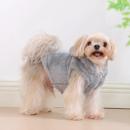 Cozy Fleece Hoodie for Small & Medium Pets - Warm & Cute