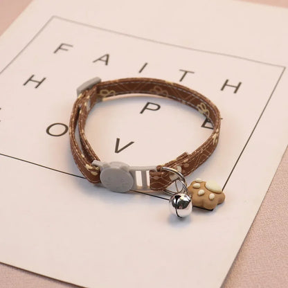 Charming Breakaway Cat Collar with Bell - Adjustable & Safe