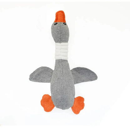 Interactive Goose Sound Plush Toy for Pets
