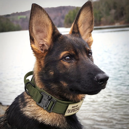 Durable Tactical Dog Collar with Control Handle