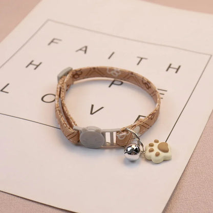 Charming Breakaway Cat Collar with Bell - Adjustable & Safe